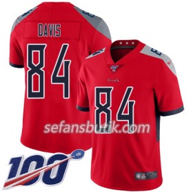 Tennessee Titans Tröjor Corey Davis 84 Nike Röd 100th - Herr